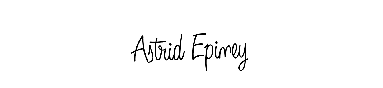 How to make Astrid Epiney name signature. Use Angelique-Rose-font-FFP style for creating short signs online. This is the latest handwritten sign. Astrid Epiney signature style 5 images and pictures png