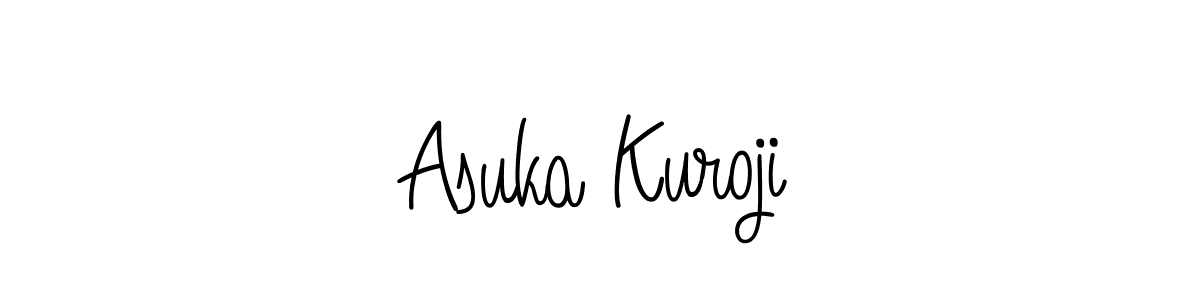 This is the best signature style for the Asuka Kuroji name. Also you like these signature font (Angelique-Rose-font-FFP). Mix name signature. Asuka Kuroji signature style 5 images and pictures png