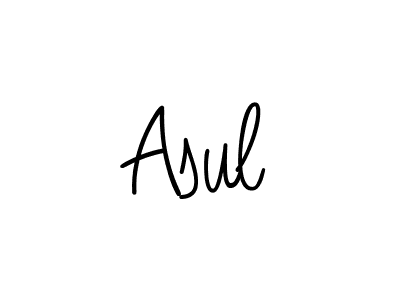 Create a beautiful signature design for name Asul. With this signature (Angelique-Rose-font-FFP) fonts, you can make a handwritten signature for free. Asul signature style 5 images and pictures png