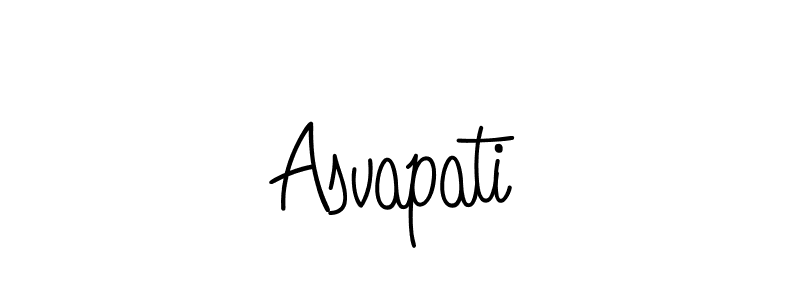 How to make Asvapati name signature. Use Angelique-Rose-font-FFP style for creating short signs online. This is the latest handwritten sign. Asvapati signature style 5 images and pictures png
