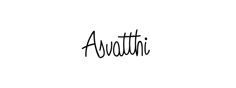 Create a beautiful signature design for name Asvatthi. With this signature (Angelique-Rose-font-FFP) fonts, you can make a handwritten signature for free. Asvatthi signature style 5 images and pictures png