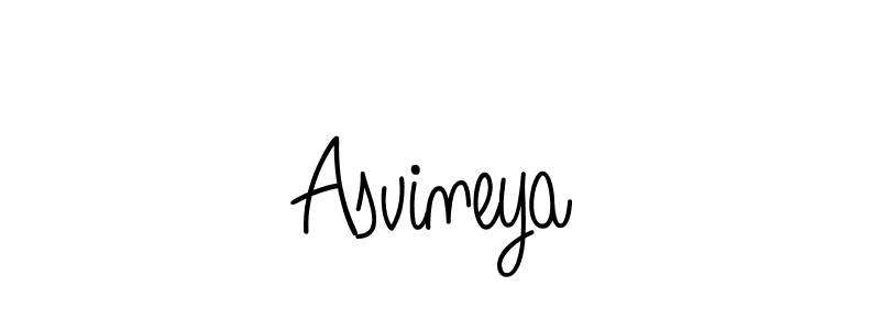 Design your own signature with our free online signature maker. With this signature software, you can create a handwritten (Angelique-Rose-font-FFP) signature for name Asvineya. Asvineya signature style 5 images and pictures png