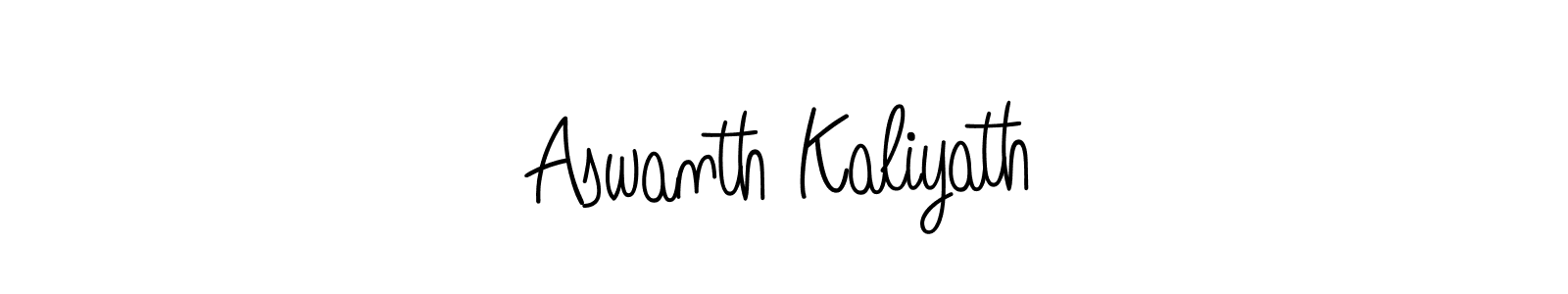 Similarly Angelique-Rose-font-FFP is the best handwritten signature design. Signature creator online .You can use it as an online autograph creator for name Aswanth Kaliyath. Aswanth Kaliyath signature style 5 images and pictures png