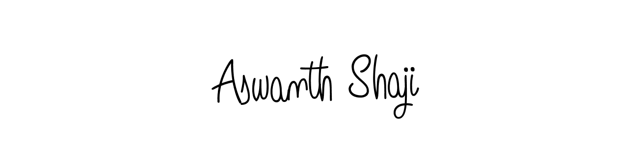 if you are searching for the best signature style for your name Aswanth Shaji. so please give up your signature search. here we have designed multiple signature styles  using Angelique-Rose-font-FFP. Aswanth Shaji signature style 5 images and pictures png