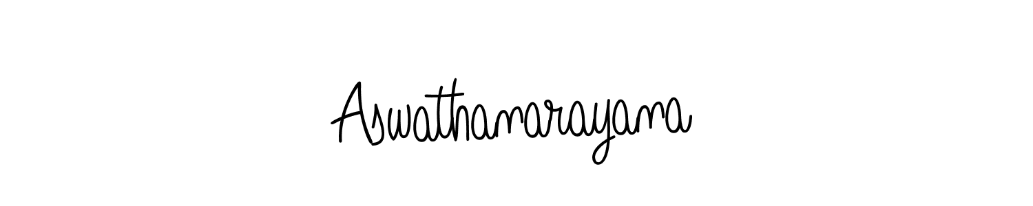 Make a beautiful signature design for name Aswathanarayana. Use this online signature maker to create a handwritten signature for free. Aswathanarayana signature style 5 images and pictures png