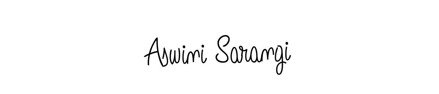 Make a beautiful signature design for name Aswini Sarangi. Use this online signature maker to create a handwritten signature for free. Aswini Sarangi signature style 5 images and pictures png