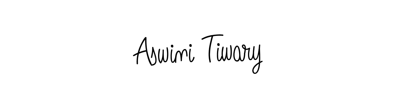 Design your own signature with our free online signature maker. With this signature software, you can create a handwritten (Angelique-Rose-font-FFP) signature for name Aswini Tiwary. Aswini Tiwary signature style 5 images and pictures png