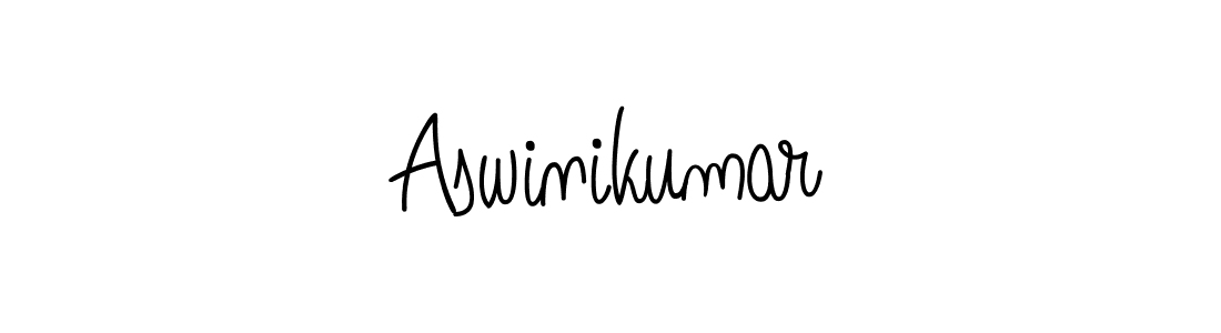 Make a beautiful signature design for name Aswinikumar. With this signature (Angelique-Rose-font-FFP) style, you can create a handwritten signature for free. Aswinikumar signature style 5 images and pictures png