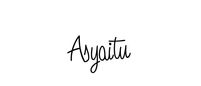 How to Draw Asyaitu signature style? Angelique-Rose-font-FFP is a latest design signature styles for name Asyaitu. Asyaitu signature style 5 images and pictures png