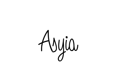 Make a beautiful signature design for name Asyia. Use this online signature maker to create a handwritten signature for free. Asyia signature style 5 images and pictures png