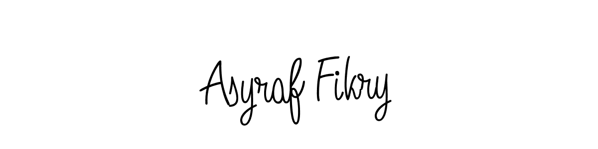 Create a beautiful signature design for name Asyraf Fikry. With this signature (Angelique-Rose-font-FFP) fonts, you can make a handwritten signature for free. Asyraf Fikry signature style 5 images and pictures png