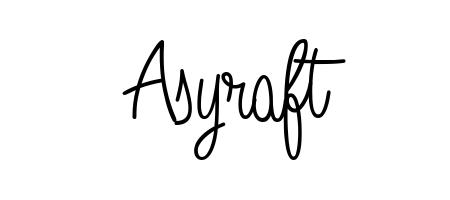 Master the art of signing with Asyraft written in fluent Angelique-Rose-font-FFP script. A great template to practice and refine your handwriting. Asyraft signature style 5 images and pictures png