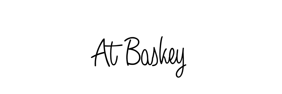 Make a beautiful signature design for name At Baskey. Use this online signature maker to create a handwritten signature for free. At Baskey signature style 5 images and pictures png