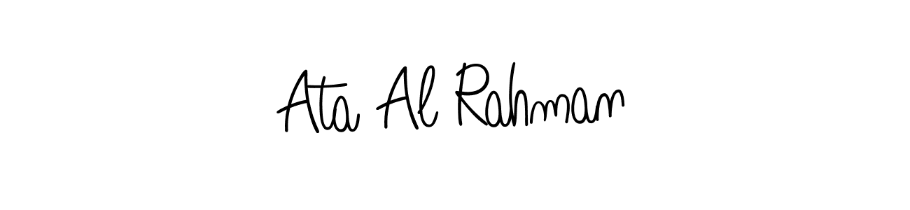 Make a short Ata Al Rahman signature style. Manage your documents anywhere anytime using Angelique-Rose-font-FFP. Create and add eSignatures, submit forms, share and send files easily. Ata Al Rahman signature style 5 images and pictures png