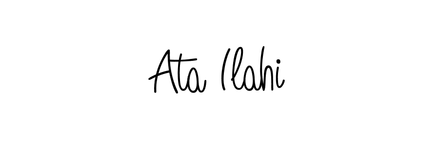 Best and Professional Signature Style for Ata Ilahi. Angelique-Rose-font-FFP Best Signature Style Collection. Ata Ilahi signature style 5 images and pictures png