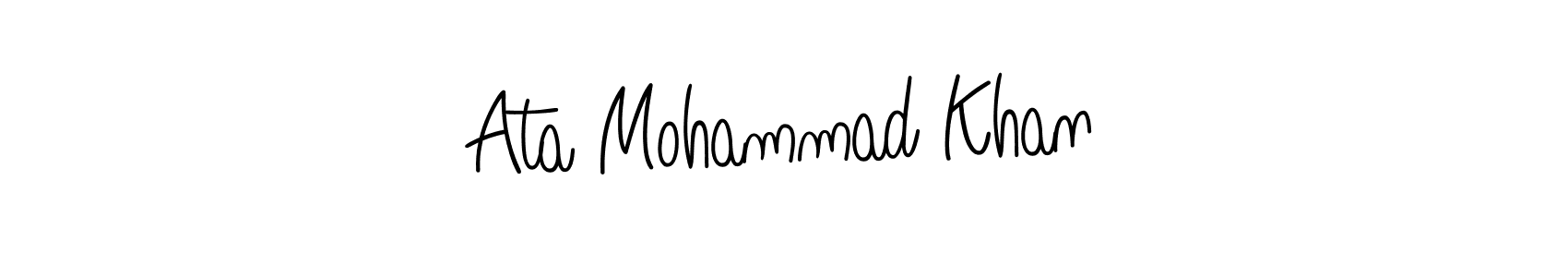 Once you've used our free online signature maker to create your best signature Angelique-Rose-font-FFP style, it's time to enjoy all of the benefits that Ata Mohammad Khan name signing documents. Ata Mohammad Khan signature style 5 images and pictures png