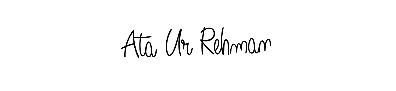 Also we have Ata Ur Rehman name is the best signature style. Create professional handwritten signature collection using Angelique-Rose-font-FFP autograph style. Ata Ur Rehman signature style 5 images and pictures png
