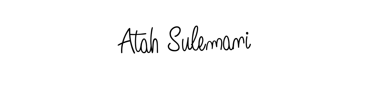Make a beautiful signature design for name Atah Sulemani. Use this online signature maker to create a handwritten signature for free. Atah Sulemani signature style 5 images and pictures png