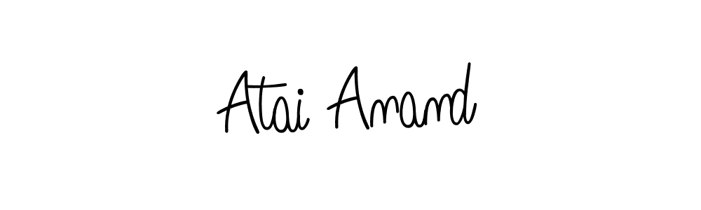 if you are searching for the best signature style for your name Atai Anand. so please give up your signature search. here we have designed multiple signature styles  using Angelique-Rose-font-FFP. Atai Anand signature style 5 images and pictures png