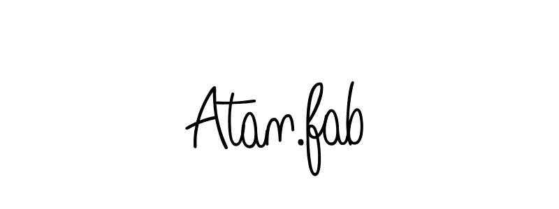 Create a beautiful signature design for name Atan.fab. With this signature (Angelique-Rose-font-FFP) fonts, you can make a handwritten signature for free. Atan.fab signature style 5 images and pictures png