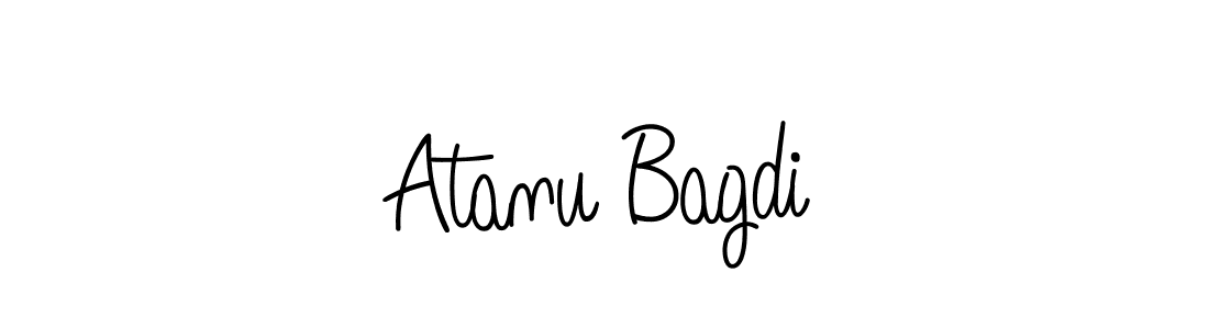 Also we have Atanu Bagdi name is the best signature style. Create professional handwritten signature collection using Angelique-Rose-font-FFP autograph style. Atanu Bagdi signature style 5 images and pictures png