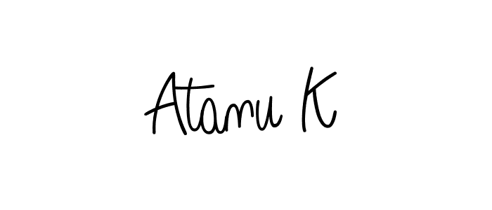 This is the best signature style for the Atanu K name. Also you like these signature font (Angelique-Rose-font-FFP). Mix name signature. Atanu K signature style 5 images and pictures png