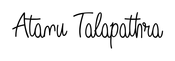 The Angelique-Rose-font-FFP font gives name Atanu Talapathra a signature that looks effortless yet distinguished. Download high-res PNG instantly. Atanu Talapathra signature style 5 images and pictures png
