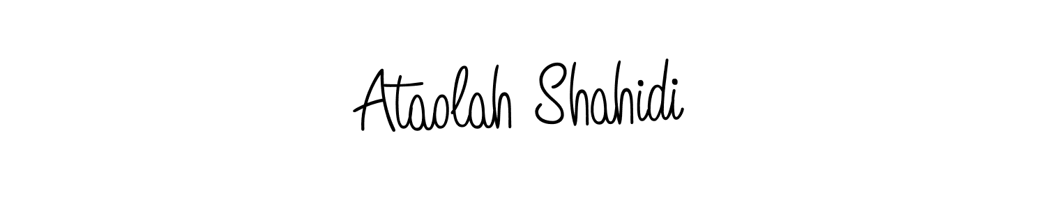 Check out images of Autograph of Ataolah Shahidi name. Actor Ataolah Shahidi Signature Style. Angelique-Rose-font-FFP is a professional sign style online. Ataolah Shahidi signature style 5 images and pictures png