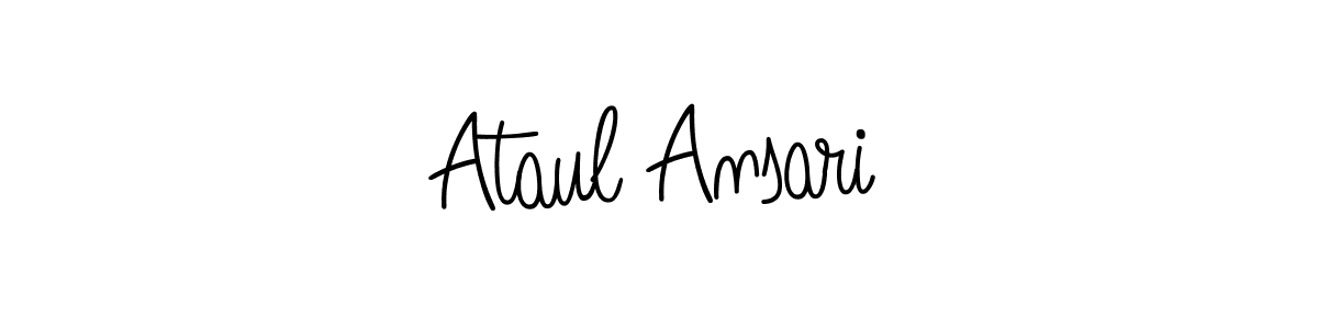 Ataul Ansari stylish signature style. Best Handwritten Sign (Angelique-Rose-font-FFP) for my name. Handwritten Signature Collection Ideas for my name Ataul Ansari. Ataul Ansari signature style 5 images and pictures png