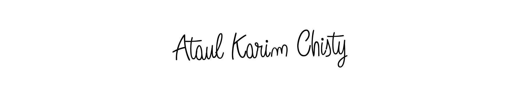 Make a beautiful signature design for name Ataul Karim Chisty. Use this online signature maker to create a handwritten signature for free. Ataul Karim Chisty signature style 5 images and pictures png