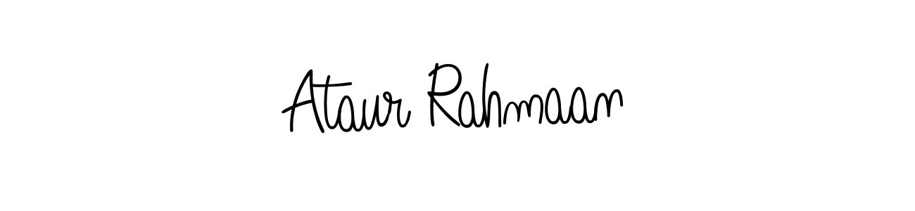 Ataur Rahmaan stylish signature style. Best Handwritten Sign (Angelique-Rose-font-FFP) for my name. Handwritten Signature Collection Ideas for my name Ataur Rahmaan. Ataur Rahmaan signature style 5 images and pictures png