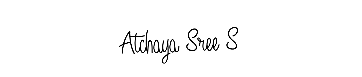Also we have Atchaya Sree S name is the best signature style. Create professional handwritten signature collection using Angelique-Rose-font-FFP autograph style. Atchaya Sree S signature style 5 images and pictures png