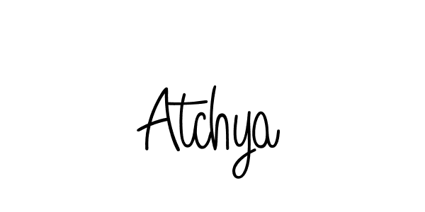 Also we have Atchya name is the best signature style. Create professional handwritten signature collection using Angelique-Rose-font-FFP autograph style. Atchya signature style 5 images and pictures png