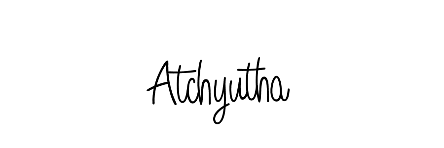 Make a beautiful signature design for name Atchyutha. Use this online signature maker to create a handwritten signature for free. Atchyutha signature style 5 images and pictures png