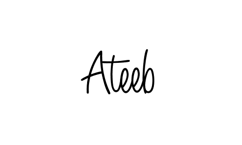 Here are the top 10 professional signature styles for the name Ateeb. These are the best autograph styles you can use for your name. Ateeb signature style 5 images and pictures png