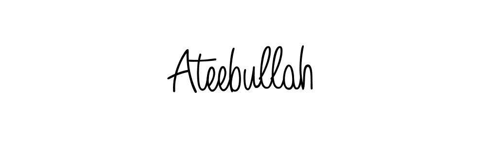 Also we have Ateebullah name is the best signature style. Create professional handwritten signature collection using Angelique-Rose-font-FFP autograph style. Ateebullah signature style 5 images and pictures png