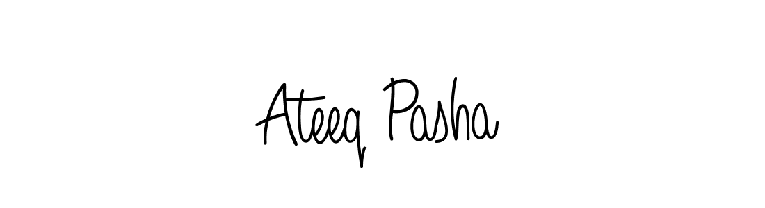 Design your own signature with our free online signature maker. With this signature software, you can create a handwritten (Angelique-Rose-font-FFP) signature for name Ateeq Pasha. Ateeq Pasha signature style 5 images and pictures png