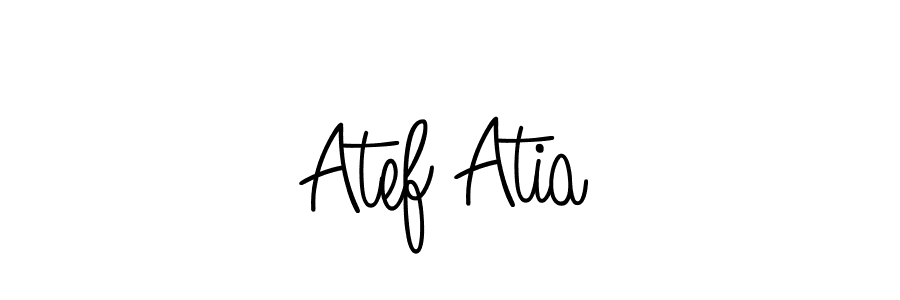 Also You can easily find your signature by using the search form. We will create Atef Atia name handwritten signature images for you free of cost using Angelique-Rose-font-FFP sign style. Atef Atia signature style 5 images and pictures png