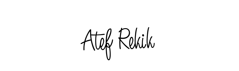 Make a beautiful signature design for name Atef Rekik. Use this online signature maker to create a handwritten signature for free. Atef Rekik signature style 5 images and pictures png