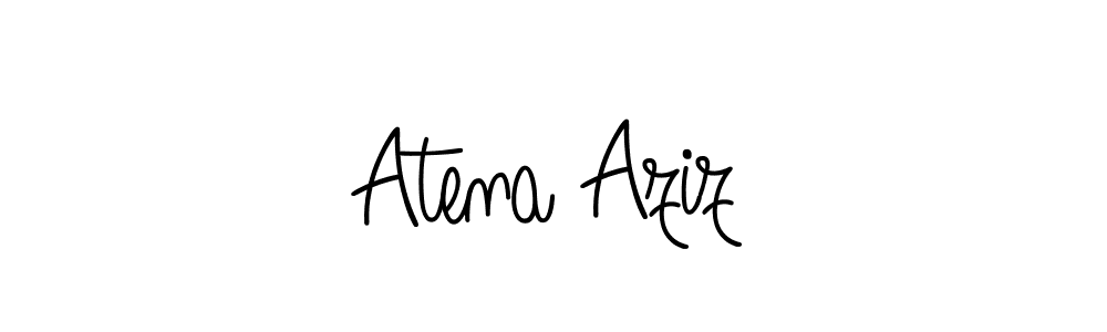Once you've used our free online signature maker to create your best signature Angelique-Rose-font-FFP style, it's time to enjoy all of the benefits that Atena Aziz name signing documents. Atena Aziz signature style 5 images and pictures png