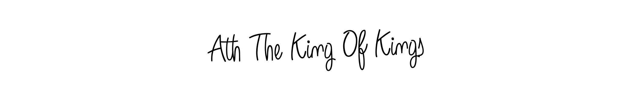 Ath The King Of Kings stylish signature style. Best Handwritten Sign (Angelique-Rose-font-FFP) for my name. Handwritten Signature Collection Ideas for my name Ath The King Of Kings. Ath The King Of Kings signature style 5 images and pictures png