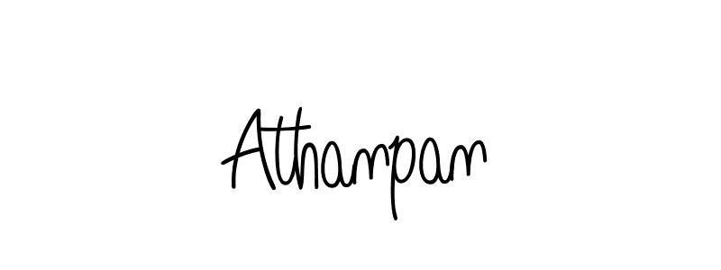 Design your own signature with our free online signature maker. With this signature software, you can create a handwritten (Angelique-Rose-font-FFP) signature for name Athanpan. Athanpan signature style 5 images and pictures png