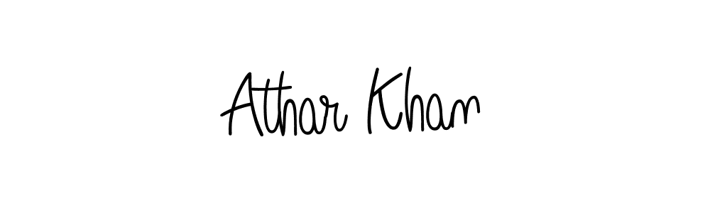 Make a beautiful signature design for name Athar Khan. Use this online signature maker to create a handwritten signature for free. Athar Khan signature style 5 images and pictures png