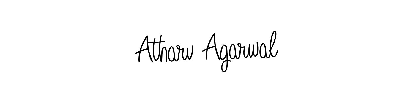 Angelique-Rose-font-FFP is a professional signature style that is perfect for those who want to add a touch of class to their signature. It is also a great choice for those who want to make their signature more unique. Get Atharv Agarwal name to fancy signature for free. Atharv Agarwal signature style 5 images and pictures png