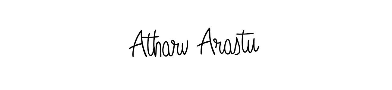 Also we have Atharv Arastu name is the best signature style. Create professional handwritten signature collection using Angelique-Rose-font-FFP autograph style. Atharv Arastu signature style 5 images and pictures png