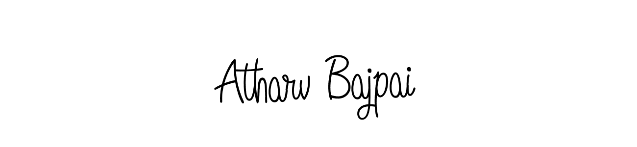 Design your own signature with our free online signature maker. With this signature software, you can create a handwritten (Angelique-Rose-font-FFP) signature for name Atharv Bajpai. Atharv Bajpai signature style 5 images and pictures png