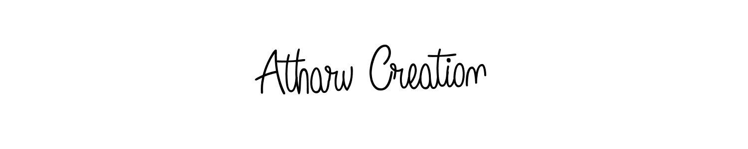 You should practise on your own different ways (Angelique-Rose-font-FFP) to write your name (Atharv Creation) in signature. don't let someone else do it for you. Atharv Creation signature style 5 images and pictures png