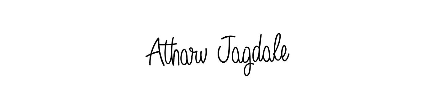 Make a beautiful signature design for name Atharv Jagdale. Use this online signature maker to create a handwritten signature for free. Atharv Jagdale signature style 5 images and pictures png