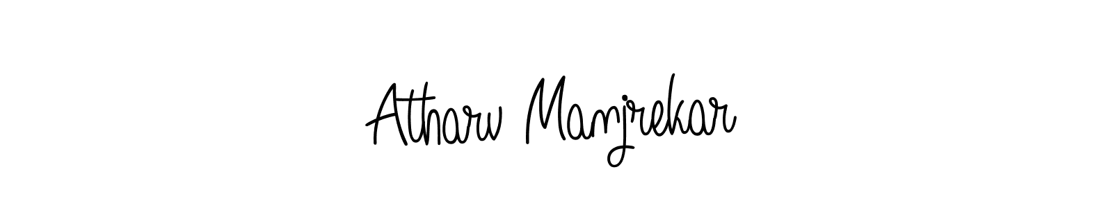 Make a beautiful signature design for name Atharv Manjrekar. Use this online signature maker to create a handwritten signature for free. Atharv Manjrekar signature style 5 images and pictures png