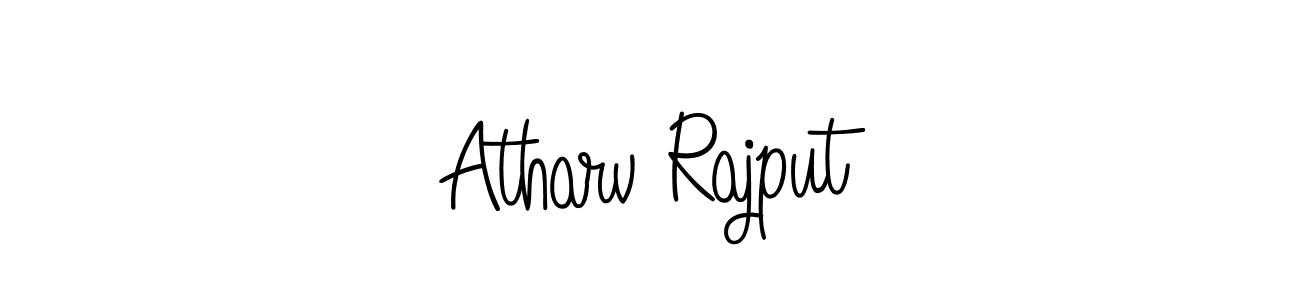 It looks lik you need a new signature style for name Atharv Rajput. Design unique handwritten (Angelique-Rose-font-FFP) signature with our free signature maker in just a few clicks. Atharv Rajput signature style 5 images and pictures png